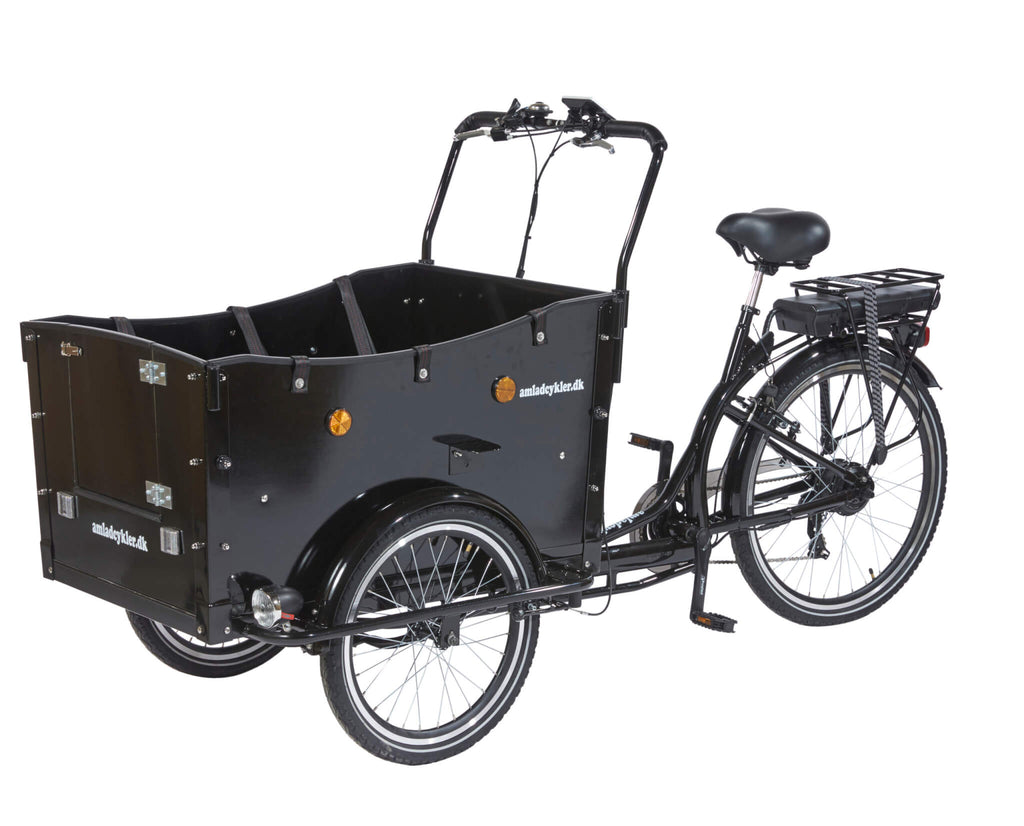 Amcargobikes Special Design Cargo Electric Tricycle – Kindergarten Open (6 children) - HITRONIC
